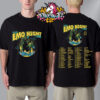 Iron Maiden Est 1975 50 Anniversary Merch Tee World Piece Tour 83 Schedule Tour Dates Unisex T-Shirt Two Sides