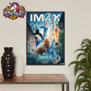 The Fantastic Four First Step New IMAX Poster In Theaters On July 25 Poster Home Decor Canvas