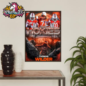 Thomas Wilder Committed Virginia Tech Hokies Poster Home Decor Canvas
