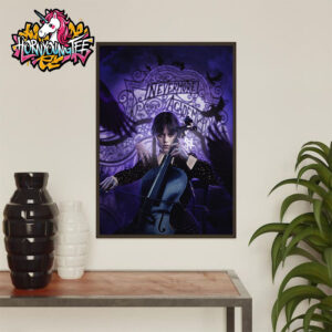 Wednesday Season 2 Official Poster Premiere On Netfilx On This Summer 2025 Poster Home Decor Canvas