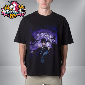 Wednesday Season 2 Official Poster Premiere On Netflix On This Summer 2025 Unisex T-Shirt