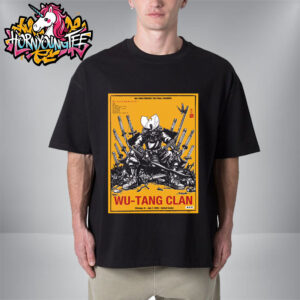 Wu Tang Clan Chicago The Final Chamber Poster At United Center On July 7 2025 In Chicago IL Unisex T-Shirt