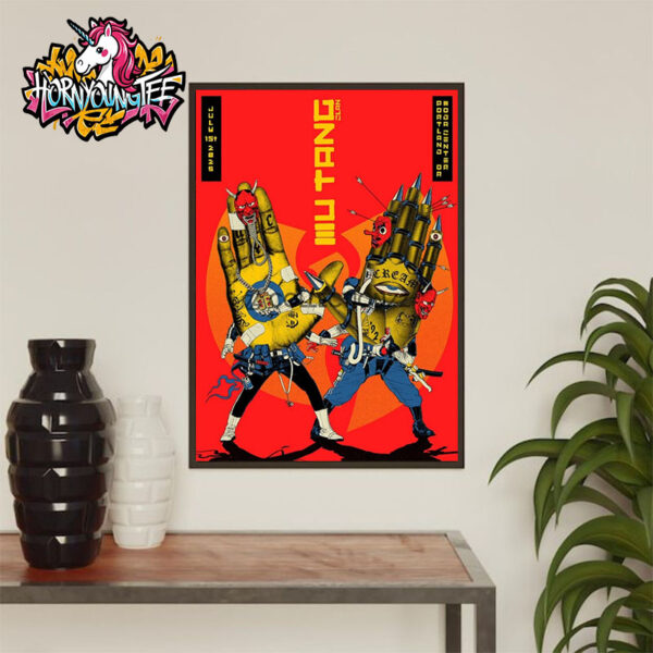 Wu Tang Clan The Final Chamber Portland Poster At Moda Center On July 1 2025 In Portland OR Poster Home Decor Canvas