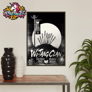Wu Tang Clan Vancouver Live At Rogers Arena On June 30 2025 In Vancouver BC Poster Home Decor Canvas