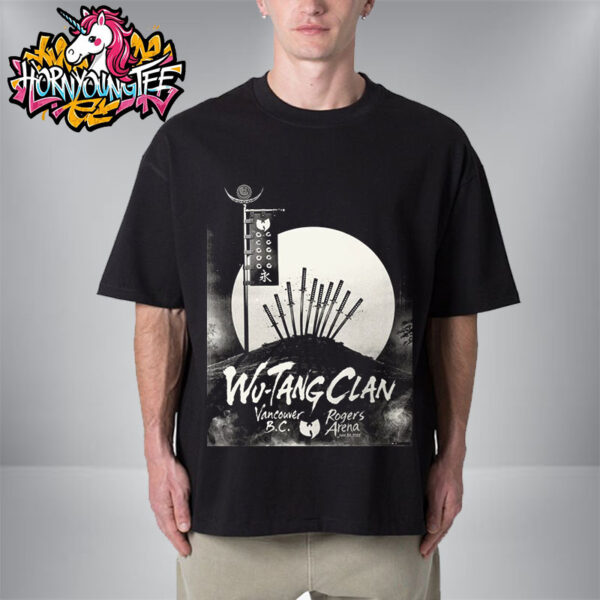 Wu Tang Clan Vancouver Live At Rogers Arena On June 30 2025 In Vancouver BC Unisex T-Shirt